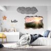 Mountain Wall Decor - Self Adhesive Wall Sticker, Vinyl Wall Decal ,Nature Wall Decal, Wall Decor for Bedroom, Easy To apply, Wall Decor, Living Room Wall Sticker