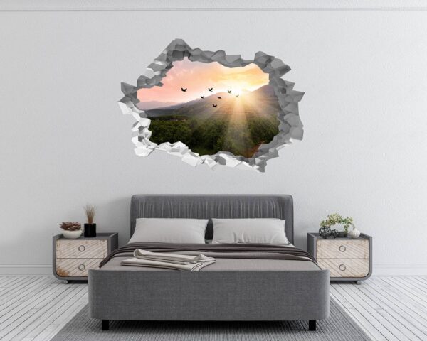 Mountain Wall Decor - Self Adhesive Wall Sticker, Vinyl Wall Decal ,Nature Wall Decal, Wall Decor for Bedroom, Easy To apply, Wall Decor, Living Room Wall Sticker