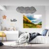 Mountain Vinyl Decal - Peel and Stick Wall Decal, Vinyl Print ,Nature Wall Decal, Wall Decor for Bedroom, Easy To apply, Wall Decor, Living Room Wall Sticker