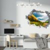 Mountain Vinyl Decal - Peel and Stick Wall Decal, Vinyl Print ,Nature Wall Decal, Wall Decor for Bedroom, Easy To apply, Wall Decor, Living Room Wall Sticker