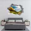 Mountain Vinyl Decal - Peel and Stick Wall Decal, Vinyl Print ,Nature Wall Decal, Wall Decor for Bedroom, Easy To apply, Wall Decor, Living Room Wall Sticker