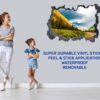 Mountain Vinyl Decal - Peel and Stick Wall Decal, Vinyl Print ,Nature Wall Decal, Wall Decor for Bedroom, Easy To apply, Wall Decor, Living Room Wall Sticker