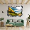 Mountain Vinyl Decal - Peel and Stick Wall Decal, Vinyl Print ,Nature Wall Decal, Wall Decor for Bedroom, Easy To apply, Wall Decor, Living Room Wall Sticker