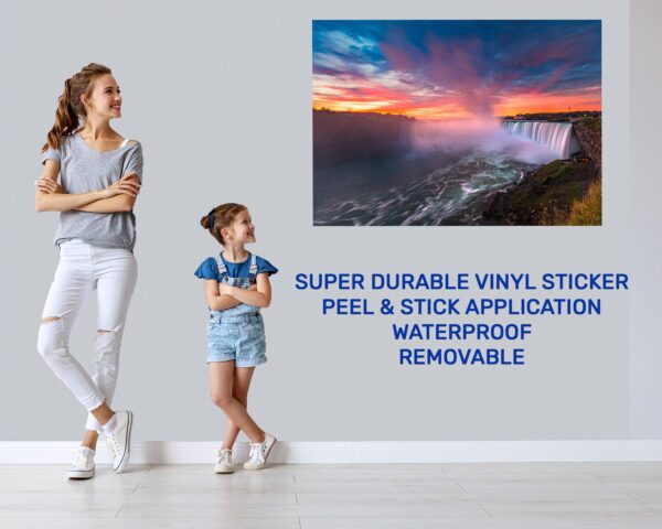 Waterfall Wall Sticker - Peel and Stick Wall Decal, Landscape Wall Sticker, Vinyl Wall Decal, Wall Decor for Bedroom, Easy To apply, Wall Decal, Living Room Wall Sticker