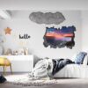 Waterfall Wall Sticker - Peel and Stick Wall Decal, Landscape Wall Sticker, Vinyl Wall Decal, Wall Decor for Bedroom, Easy To apply, Wall Decal, Living Room Wall Sticker