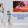 Beach Wall Art - Self Adhesive Wall Sticker, Vinyl Wall Decal ,Beach Wall Sticker, Wall Decor for Bedroom, Easy To apply, Wall Decor, Living Room Wall Sticker