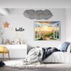 Chinese Wall Sticker - Peel and Stick Wall Decal, Vinyl Wall Decal ,Nature Wall Sticker, Wall Decor for Bedroom, Easy To apply, Wall Decor, Living Room Wall Sticker