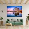 Singapore Wall Art - Self Adhesive Wall Sticker, City Landscape Art, Wall Decoration, Removable Vinyl, Easy To Install