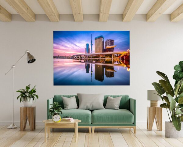 Singapore Wall Art - Self Adhesive Wall Sticker, City Landscape Art, Wall Decoration, Removable Vinyl, Easy To Install