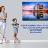 Singapore Wall Art - Self Adhesive Wall Sticker, City Landscape Art, Wall Decoration, Removable Vinyl, Easy To Install