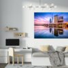 Singapore Wall Art - Self Adhesive Wall Sticker, City Landscape Art, Wall Decoration, Removable Vinyl, Easy To Install