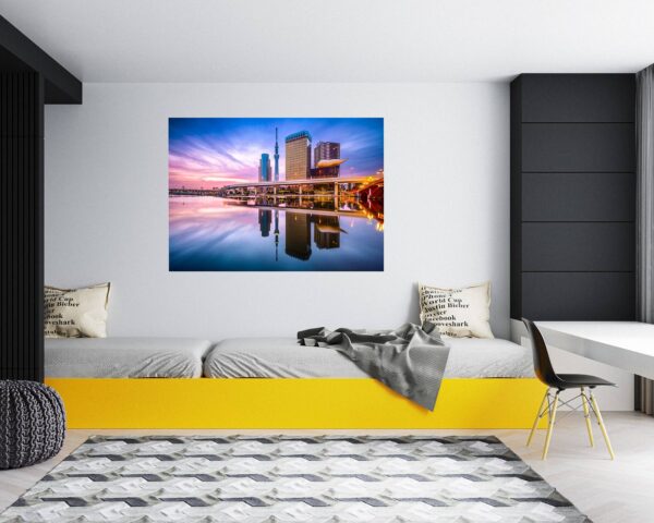 Singapore Wall Art - Self Adhesive Wall Sticker, City Landscape Art, Wall Decoration, Removable Vinyl, Easy To Install