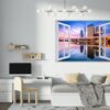 Singapore Wall Art - Self Adhesive Wall Sticker, City Landscape Art, Wall Decoration, Removable Vinyl, Easy To Install