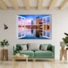 Singapore Wall Art - Self Adhesive Wall Sticker, City Landscape Art, Wall Decoration, Removable Vinyl, Easy To Install