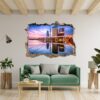 Singapore Wall Art - Self Adhesive Wall Sticker, City Landscape Art, Wall Decoration, Removable Vinyl, Easy To Install