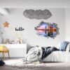 Singapore Wall Art - Self Adhesive Wall Sticker, City Landscape Art, Wall Decoration, Removable Vinyl, Easy To Install