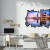 Singapore Wall Art - Self Adhesive Wall Sticker, City Landscape Art, Wall Decoration, Removable Vinyl, Easy To Install