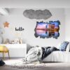 Singapore Wall Art - Self Adhesive Wall Sticker, City Landscape Art, Wall Decoration, Removable Vinyl, Easy To Install