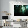 Underwater Plants Wall Sticker - Peel and Stick Removable Wall Art - Printable Ocean Wall Art - Perfect for Bedroom and Living Room Wall Decoration