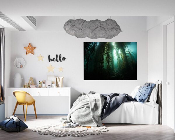 Underwater Plants Wall Sticker - Peel and Stick Removable Wall Art - Printable Ocean Wall Art - Perfect for Bedroom and Living Room Wall Decoration