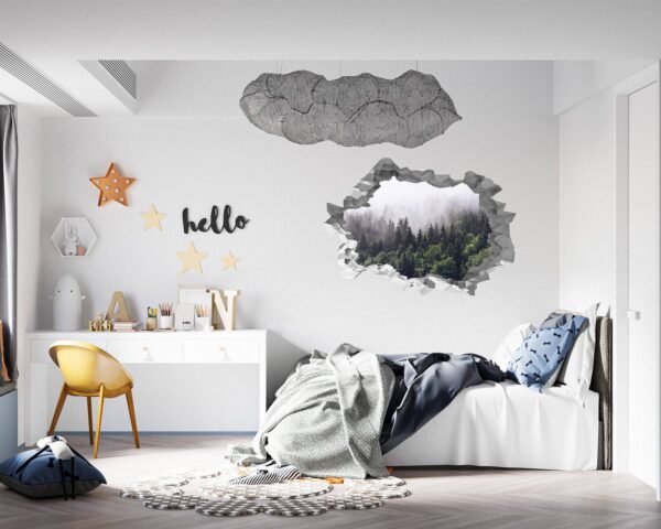 Tree Wall Decal - Self Adhesive Wall Sticker, Vinyl Wall Decal ,Nature Wall Sticker, Wall Decor for Bedroom, Easy To apply, Wall Decor, Living Room Wall Sticker