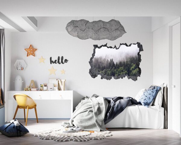 Tree Wall Decal - Self Adhesive Wall Sticker, Vinyl Wall Decal ,Nature Wall Sticker, Wall Decor for Bedroom, Easy To apply, Wall Decor, Living Room Wall Sticker