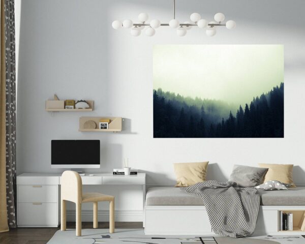 Wall Decal Woodland - Self Adhesive Wall Sticker, Vinyl Wall Decal ,Nature Wall Sticker, Wall Decor for Bedroom, Easy To apply, Wall Decor, Living Room Wall Sticker