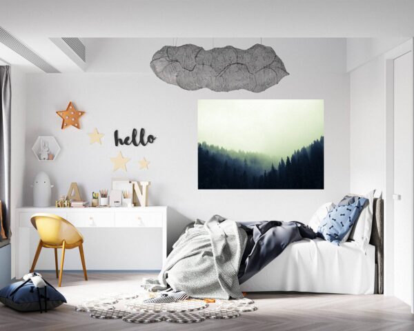 Wall Decal Woodland - Self Adhesive Wall Sticker, Vinyl Wall Decal ,Nature Wall Sticker, Wall Decor for Bedroom, Easy To apply, Wall Decor, Living Room Wall Sticker