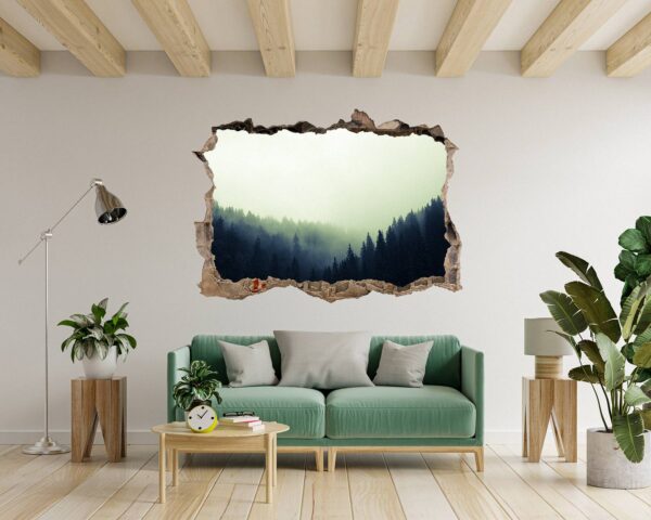 Wall Decal Woodland - Self Adhesive Wall Sticker, Vinyl Wall Decal ,Nature Wall Sticker, Wall Decor for Bedroom, Easy To apply, Wall Decor, Living Room Wall Sticker