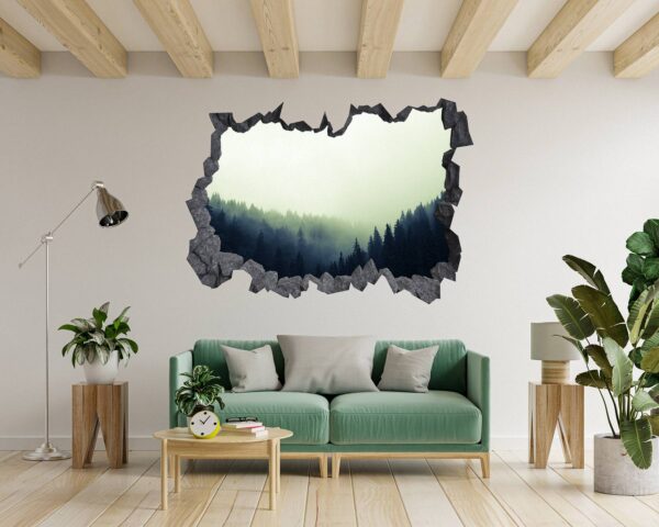 Wall Decal Woodland - Self Adhesive Wall Sticker, Vinyl Wall Decal ,Nature Wall Sticker, Wall Decor for Bedroom, Easy To apply, Wall Decor, Living Room Wall Sticker