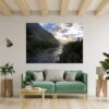 Mountain Wall Decal - Peel and Stick Wall Decal, Vinyl Print ,Nature Wall Decal, Wall Decor for Bedroom, Easy To apply, Wall Decor, Living Room Wall Sticker