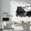 Mountain Wall Decal - Peel and Stick Wall Decal, Vinyl Print ,Nature Wall Decal, Wall Decor for Bedroom, Easy To apply, Wall Decor, Living Room Wall Sticker