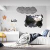 Mountain Wall Decal - Peel and Stick Wall Decal, Vinyl Print ,Nature Wall Decal, Wall Decor for Bedroom, Easy To apply, Wall Decor, Living Room Wall Sticker