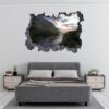 Mountain Wall Decal - Peel and Stick Wall Decal, Vinyl Print ,Nature Wall Decal, Wall Decor for Bedroom, Easy To apply, Wall Decor, Living Room Wall Sticker