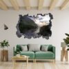 Mountain Wall Decal - Peel and Stick Wall Decal, Vinyl Print ,Nature Wall Decal, Wall Decor for Bedroom, Easy To apply, Wall Decor, Living Room Wall Sticker