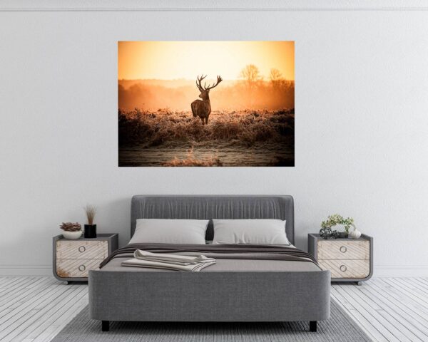 Deer Wall Sticker - Self Adhesive Wall Decal, Animal Wall Decal, Living Room Wall Sticker, Removable Vinyl, Wall Decor