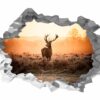 Deer Wall Sticker - Self Adhesive Wall Decal, Animal Wall Decal, Living Room Wall Sticker, Removable Vinyl, Wall Decor