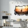 Deer Wall Sticker - Self Adhesive Wall Decal, Animal Wall Decal, Living Room Wall Sticker, Removable Vinyl, Wall Decor