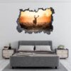 Deer Wall Sticker - Self Adhesive Wall Decal, Animal Wall Decal, Living Room Wall Sticker, Removable Vinyl, Wall Decor