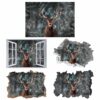 Wall Art Deer - Self-Adhesive Wall Decal, Animal Wall Decal, Bedroom Wall Sticker, Removable Vinyl, Wall Decoration