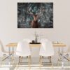 Wall Art Deer - Self-Adhesive Wall Decal, Animal Wall Decal, Bedroom Wall Sticker, Removable Vinyl, Wall Decoration