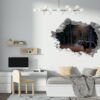 Bear Wall Art - Self Adhesive Wall Decal, Animal Wall Decal, Bedroom Wall Sticker, Removable Vinyl, Wall Decoration