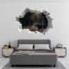 Bear Wall Art - Self Adhesive Wall Decal, Animal Wall Decal, Bedroom Wall Sticker, Removable Vinyl, Wall Decoration