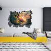 Pirate Wall Mural - Self-Adhesive Vinyl Decal - Ideal for Room Décor - Easy to Apply and Remove