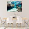 Underwater Life Wall Sticker - Peel and Stick Removable Wall Art - Printable Ocean Wall Art - Perfect for Bedroom and Living Room Wall Decoration