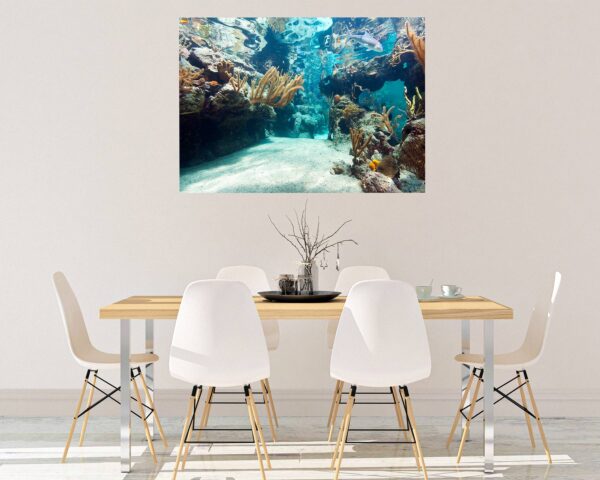 Underwater Life Wall Sticker - Peel and Stick Removable Wall Art - Printable Ocean Wall Art - Perfect for Bedroom and Living Room Wall Decoration