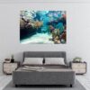 Underwater Life Wall Sticker - Peel and Stick Removable Wall Art - Printable Ocean Wall Art - Perfect for Bedroom and Living Room Wall Decoration