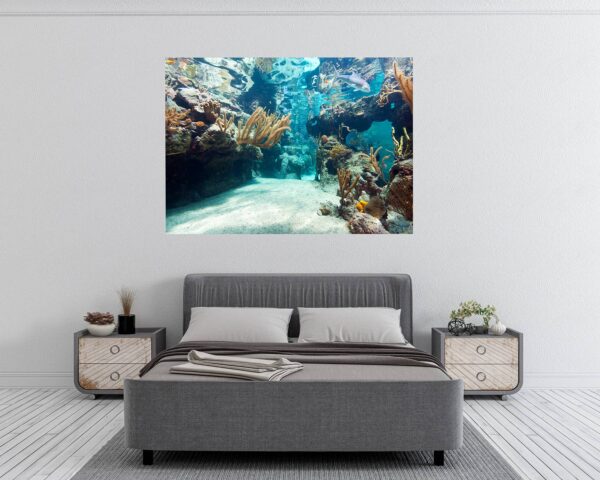 Underwater Life Wall Sticker - Peel and Stick Removable Wall Art - Printable Ocean Wall Art - Perfect for Bedroom and Living Room Wall Decoration