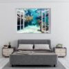 Underwater Life Wall Sticker - Peel and Stick Removable Wall Art - Printable Ocean Wall Art - Perfect for Bedroom and Living Room Wall Decoration