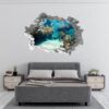 Underwater Life Wall Sticker - Peel and Stick Removable Wall Art - Printable Ocean Wall Art - Perfect for Bedroom and Living Room Wall Decoration